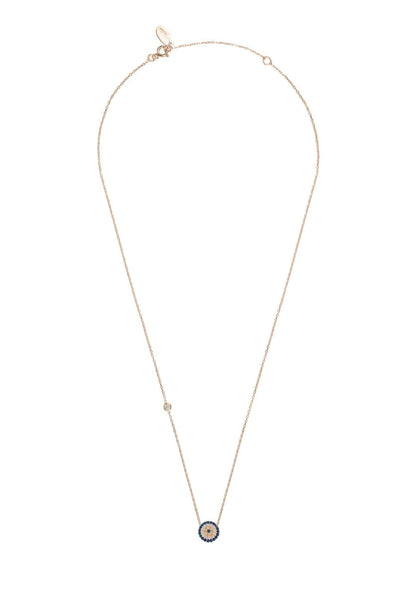 Evil Eye Necklace Rosegold - Allure SocietyNecklaces