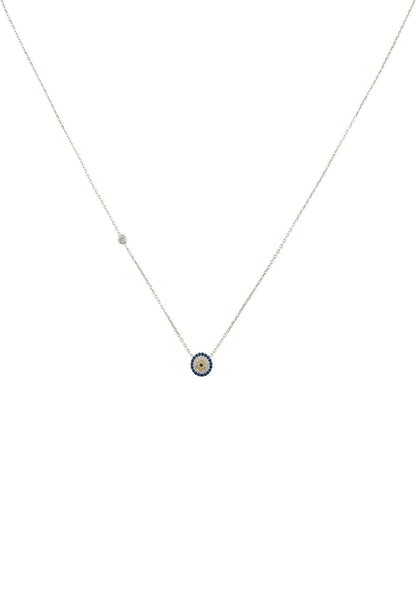 Evil Eye Necklace Silver - Allure SocietyNecklaces