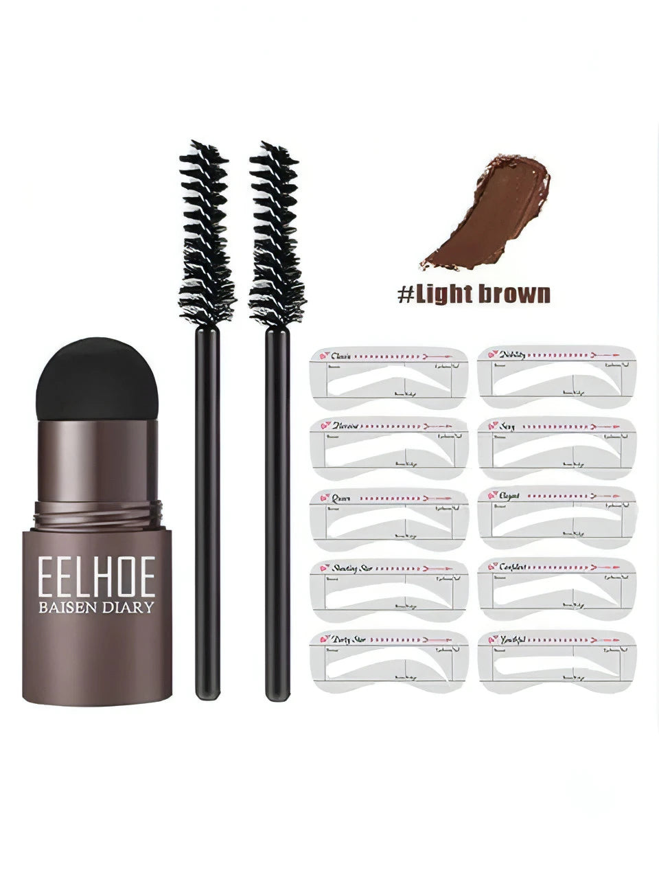 Eyebrow Shaping Long Lasting Stamp Kit - Allure SocietyEyebrows