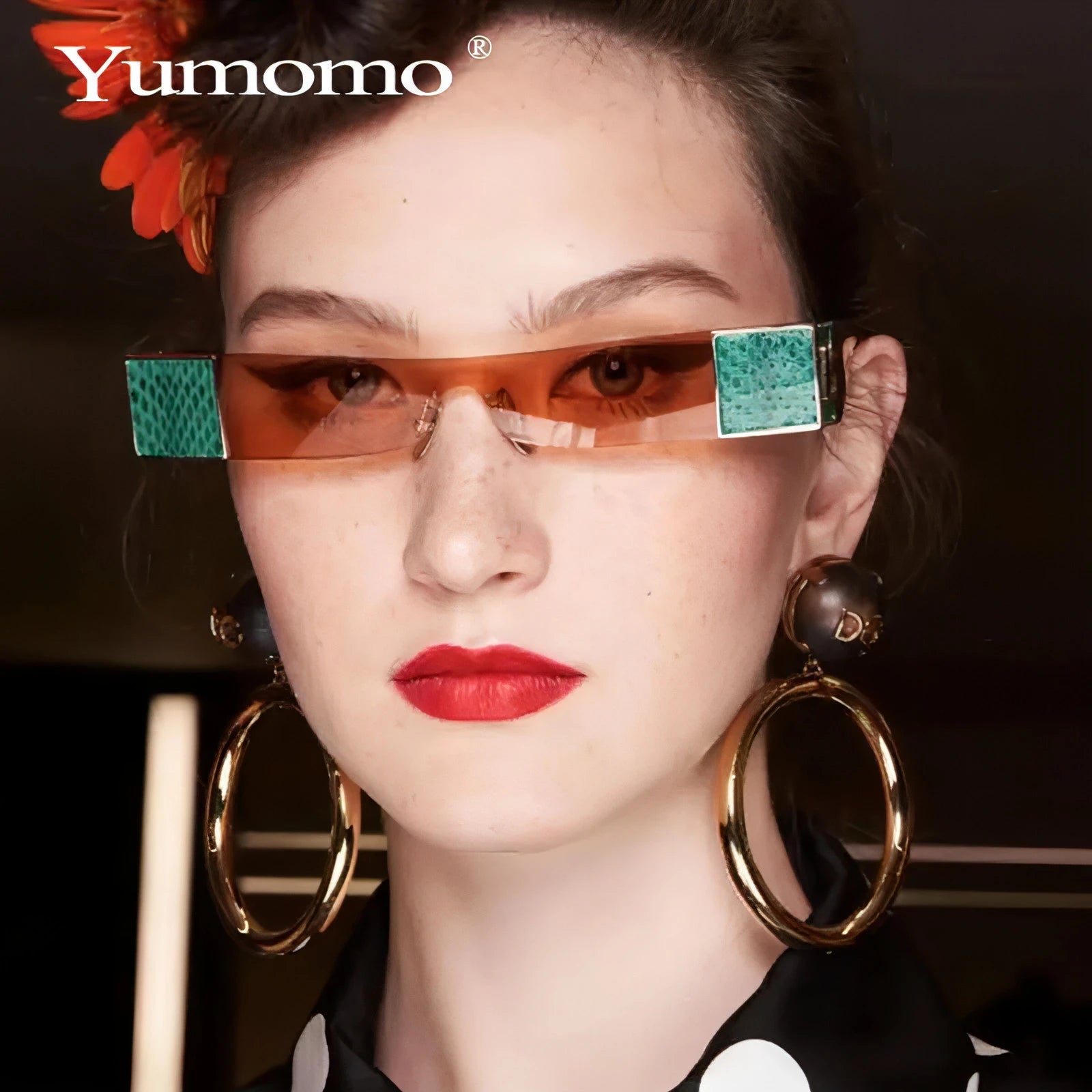 Fashion Snake Tattoo Rectangle Sunglasses - Allure SocietyUV Sunglasses