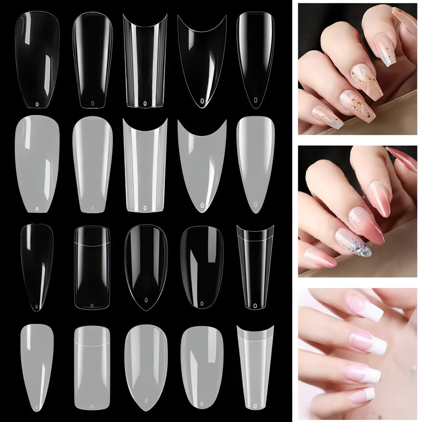 French Fake Nails Extension - Allure SocietyFalse Nail Kits and Dryers