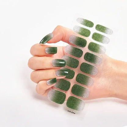 Semi Cured Gel Nail Wraps Full Cover Adhesive Manicure Decoration - Allure SocietyFalse Nail Kits and Dryers