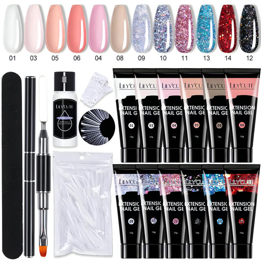 Extension Gel Set - Allure SocietyFalse Nail Kits and Dryers