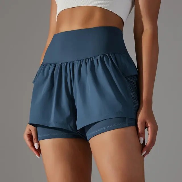 2 In 1 Yoga Running Shorts - Allure SocietyActivewear Shorts