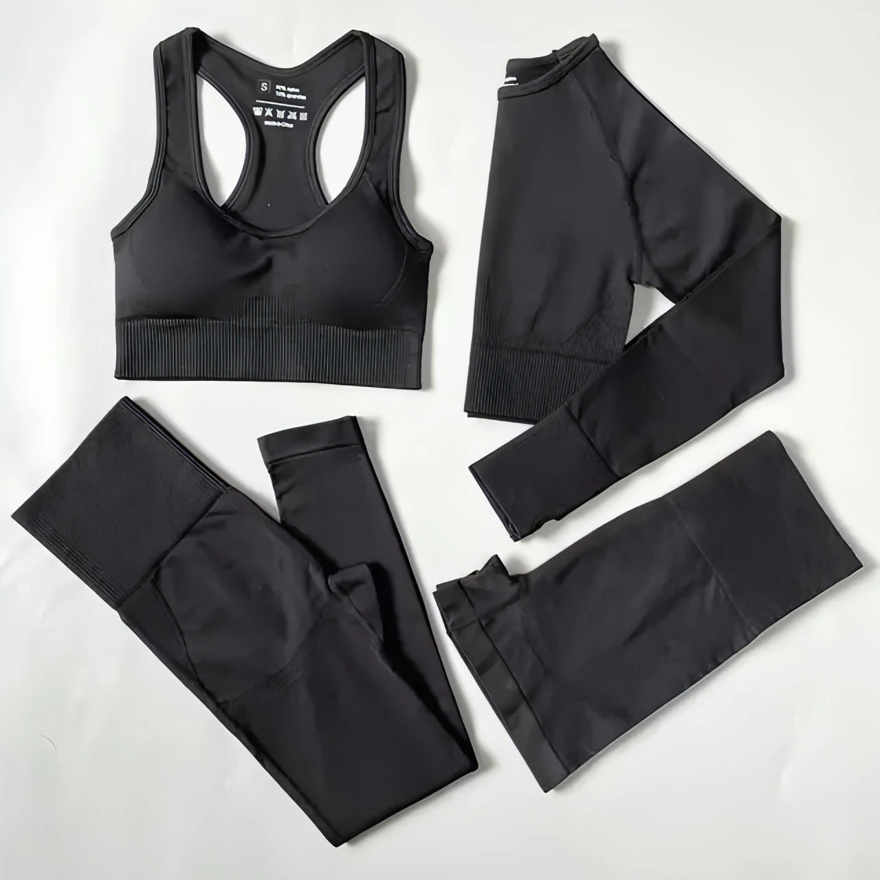 2/3/4PCS Seamless Yoga Activewear Set - Allure SocietyActivewear Sets