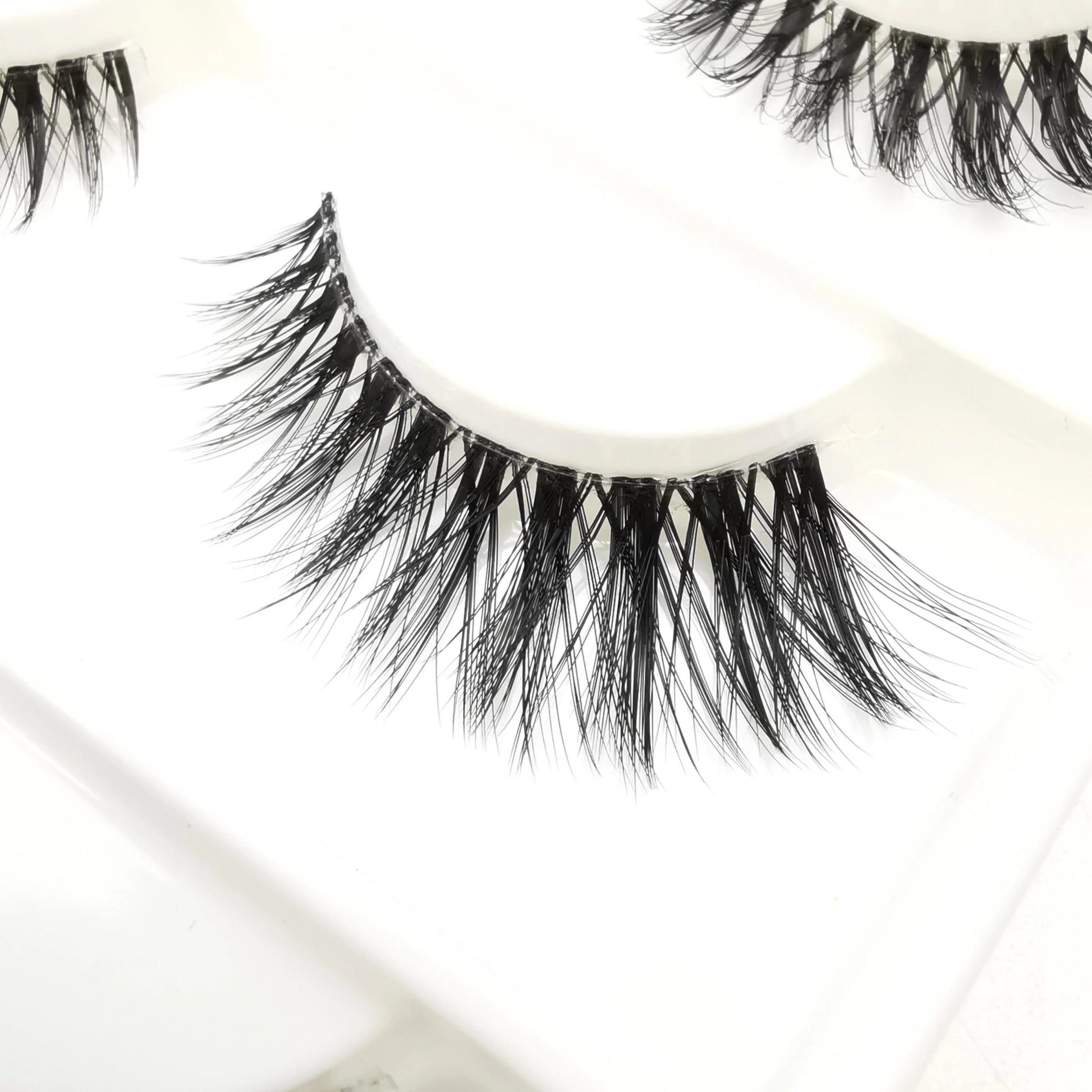 Handmade Stage Nude False Eyelashes with Transparent Stems - 3 Pairs - Allure SocietyFalse Eyelashes