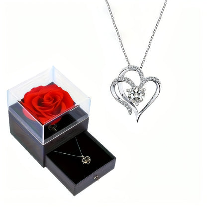 Heart Zircon Necklace - Allure SocietyNecklaces