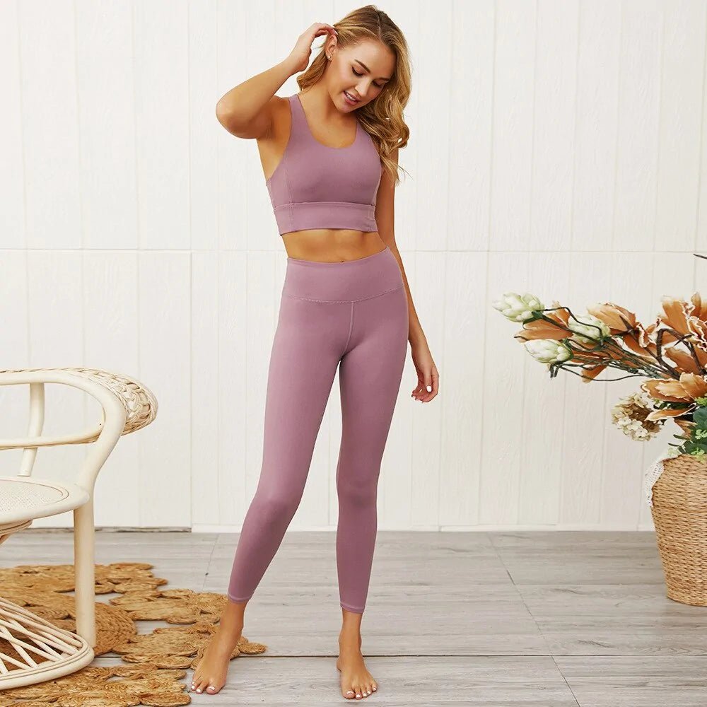 Seamless Kaminsky Fitness Sports Set Suit - Allure SocietyActivewear Sets