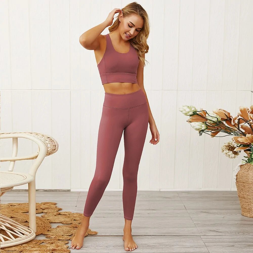 Seamless Kaminsky Fitness Sports Set Suit - Allure SocietyActivewear Sets