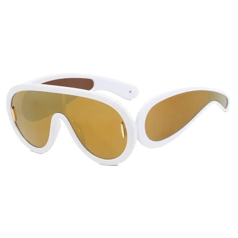 Large Frame Futuristic Sunglasses - Allure SocietyUV Sunglasses