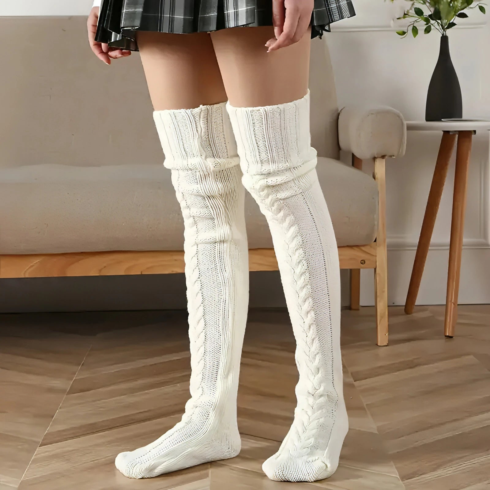 Large Knit Cozy Socks for Chilling - Allure SocietyLoungewear Pants