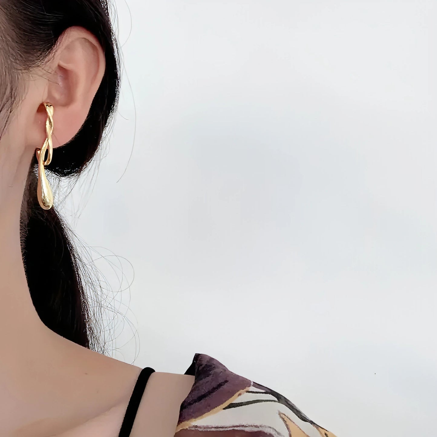 Long Asymmetrical Water Drop Earrings - Allure SocietyEarrings