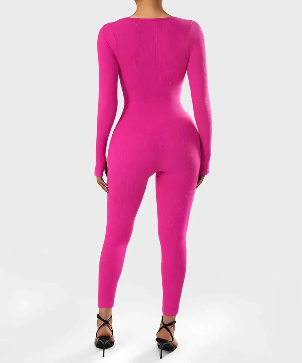 Long Sleeve Jumpsuit - Allure SocietyActivewear One Piece's