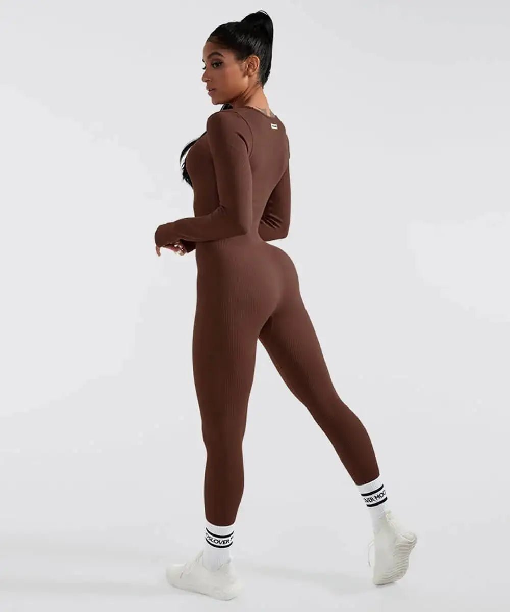 Long Sleeve Jumpsuit - Allure SocietyActivewear One Piece's