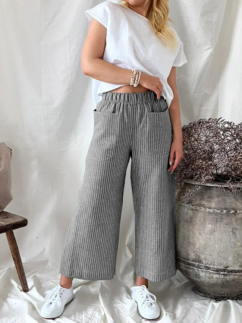 Loose Fashion Casual Straight Leg Pants for Women - Allure SocietyCasualwear Pants