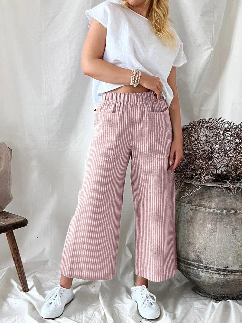 Loose Fashion Casual Straight Leg Pants for Women - Allure SocietyCasualwear Pants