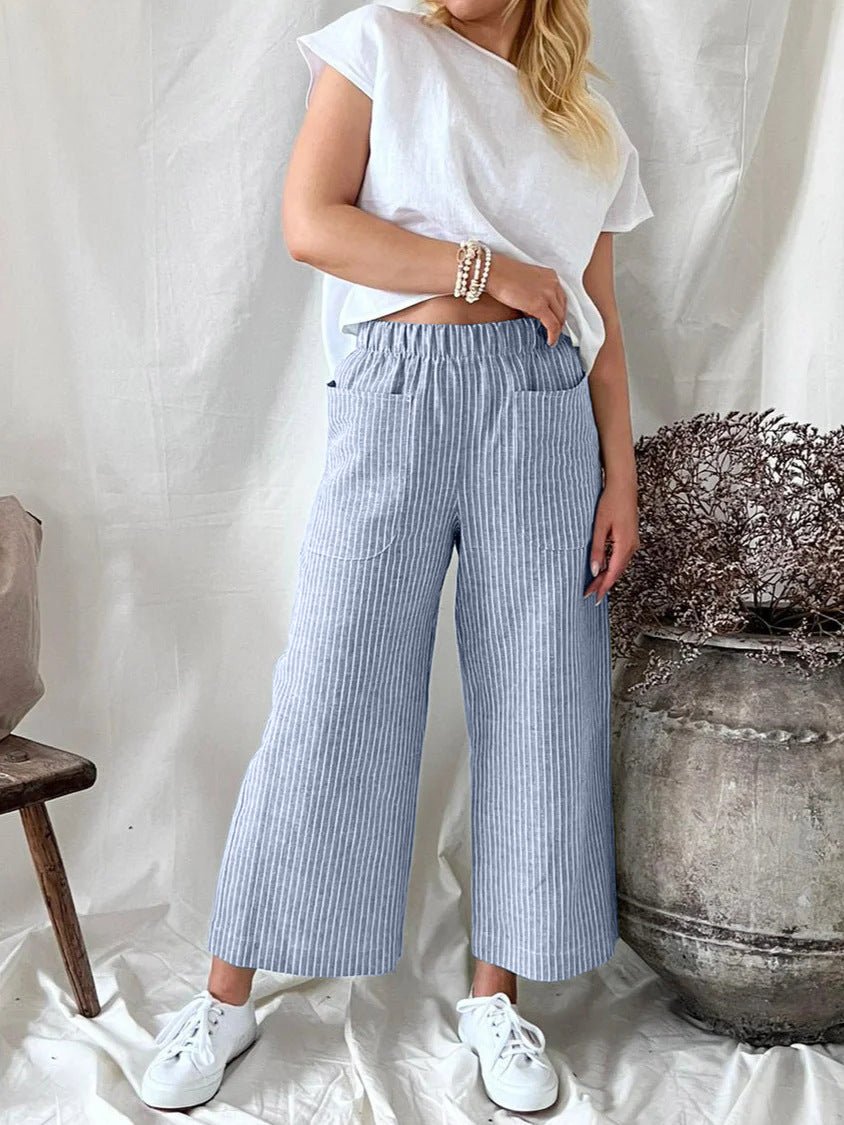 Loose Fashion Casual Straight Leg Pants for Women - Allure SocietyCasualwear Pants