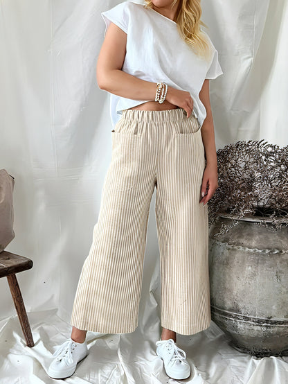 Loose Fashion Casual Straight Leg Pants for Women - Allure SocietyCasualwear Pants