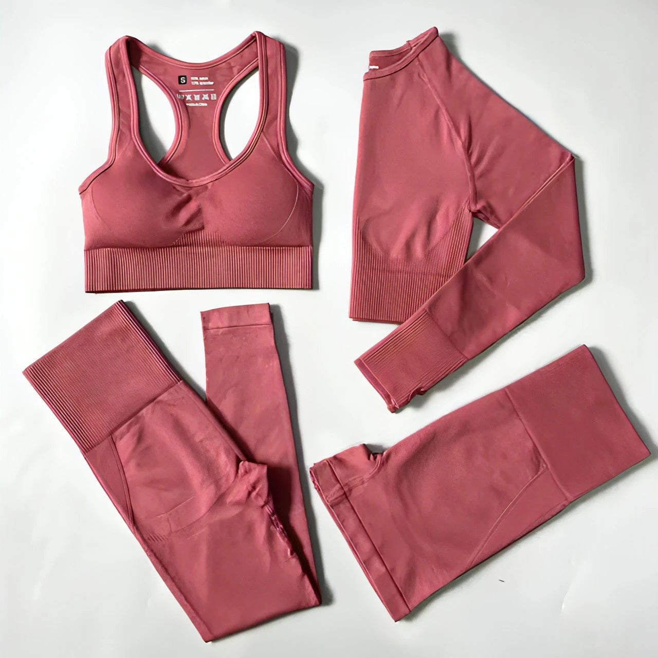 2/3/4PCS Seamless Yoga Activewear Set - Allure SocietyActivewear Sets