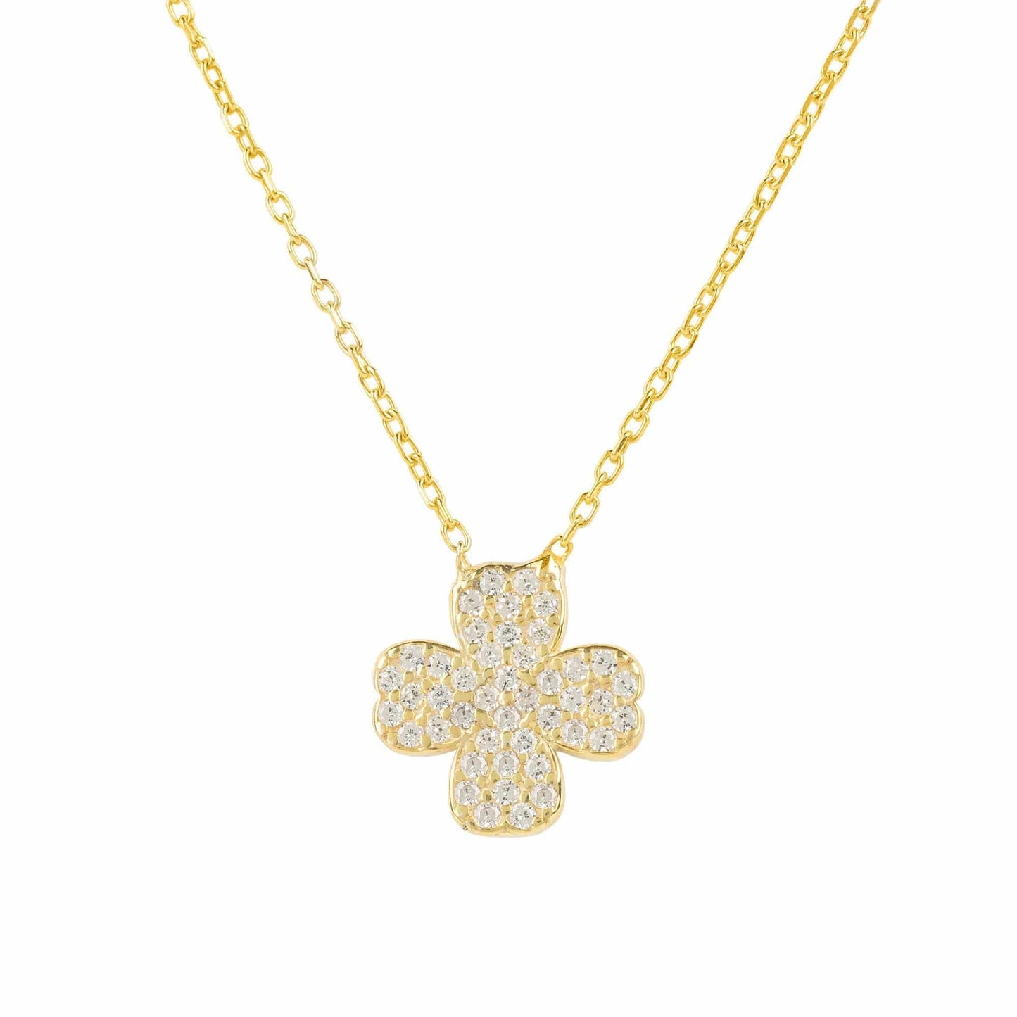 Lucky Four Leaf Clover Necklace - Allure SocietyNecklaces