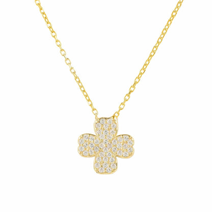 Lucky Four Leaf Clover Necklace - Allure SocietyNecklaces