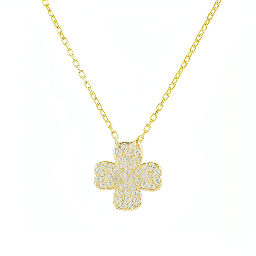 Lucky Four Leaf Clover Necklace - Allure SocietyNecklaces