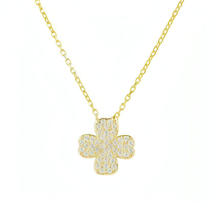 Lucky Four Leaf Clover Necklace - Allure SocietyNecklaces