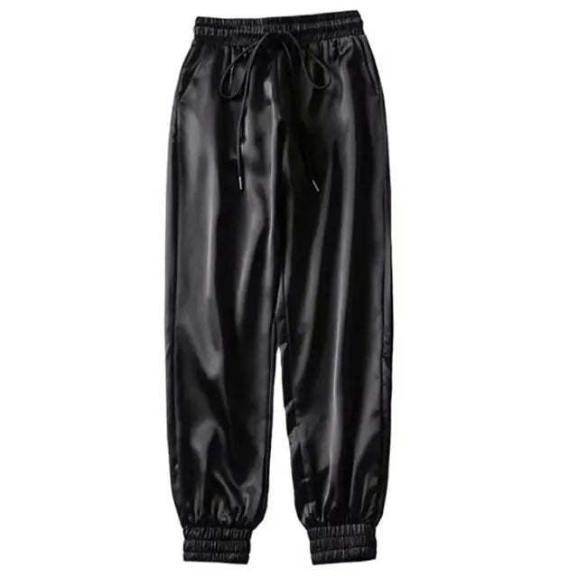 Luxurious Comfort With Satin Jogger Pants - Allure SocietyCasualwear Pants