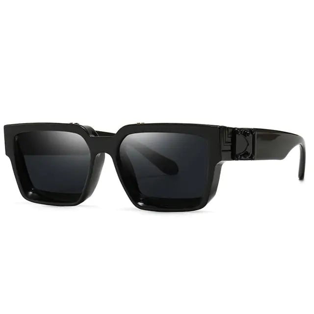 Luxury Retro Rectangle Sunglasses - Allure SocietyUV Sunglasses