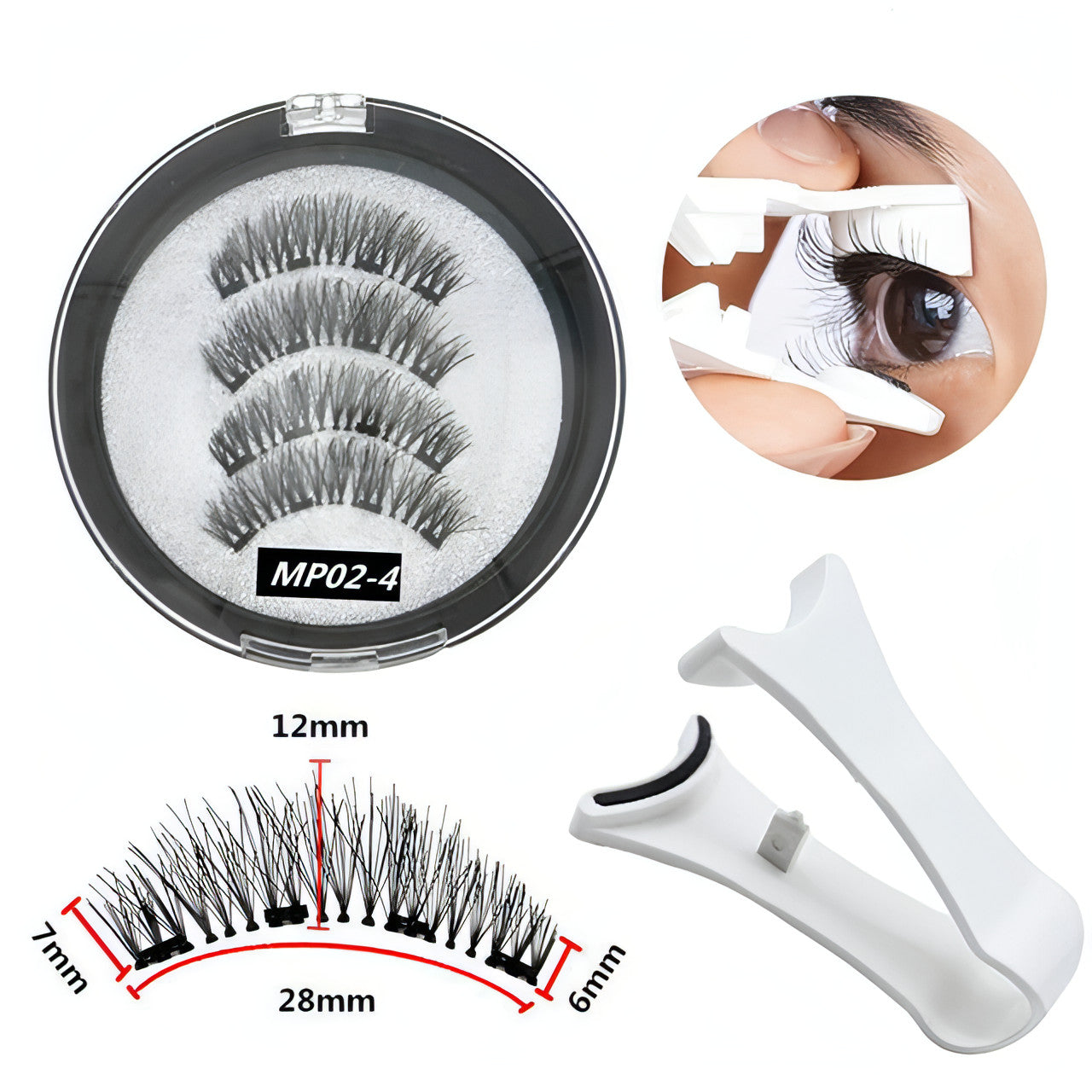 Magnetic Eyelashes - Allure SocietyFalse Eyelashes