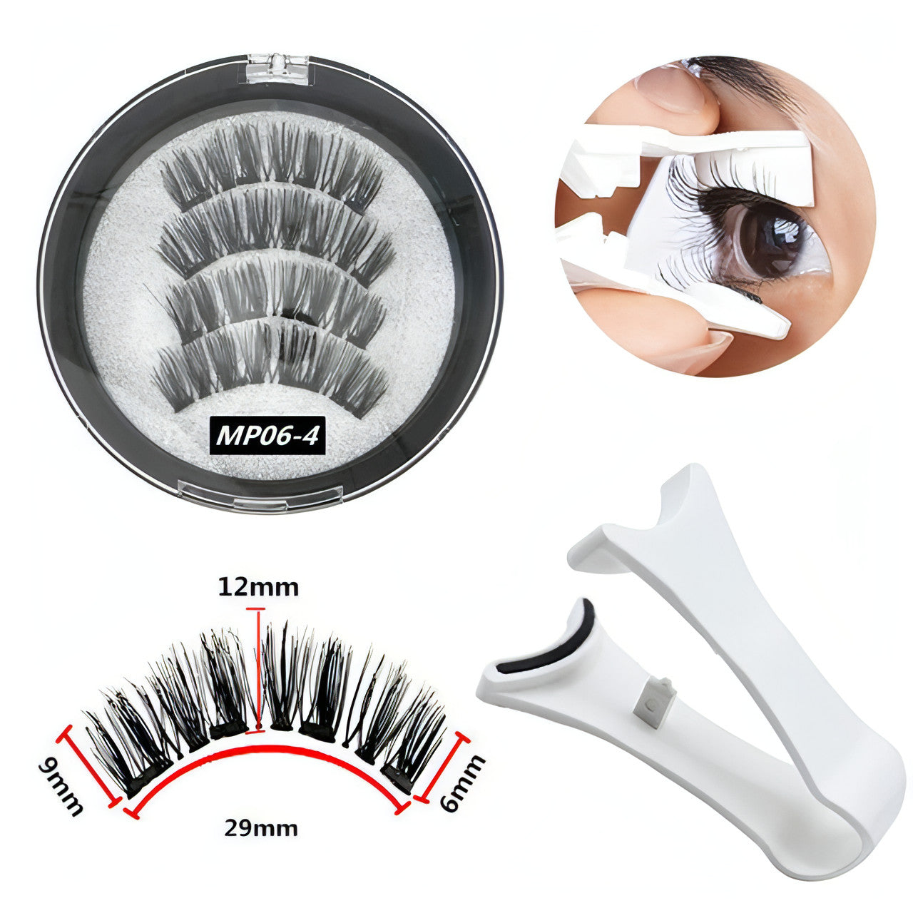 Magnetic Eyelashes - Allure SocietyFalse Eyelashes