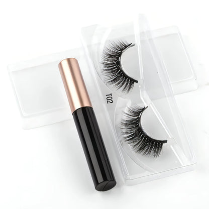 Magnetic Eyelashes 3D Mink - Allure SocietyFalse Eyelashes