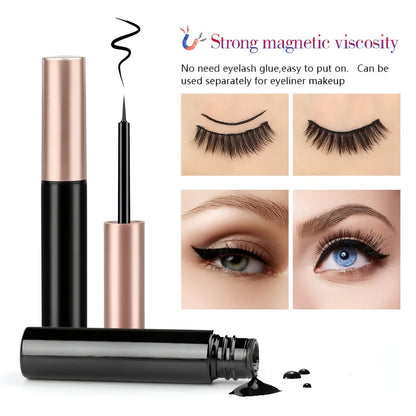 Magnetic Eyelashes 3D Mink - Allure SocietyFalse Eyelashes