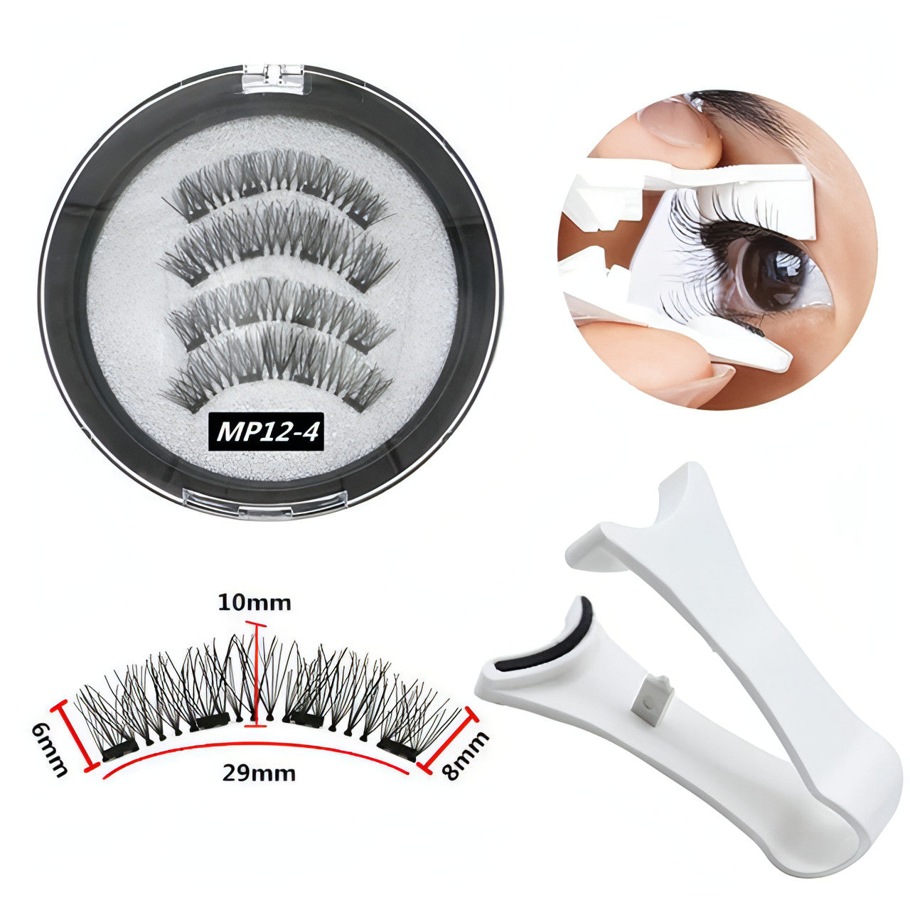 Magnetic Eyelashes - Allure SocietyFalse Eyelashes