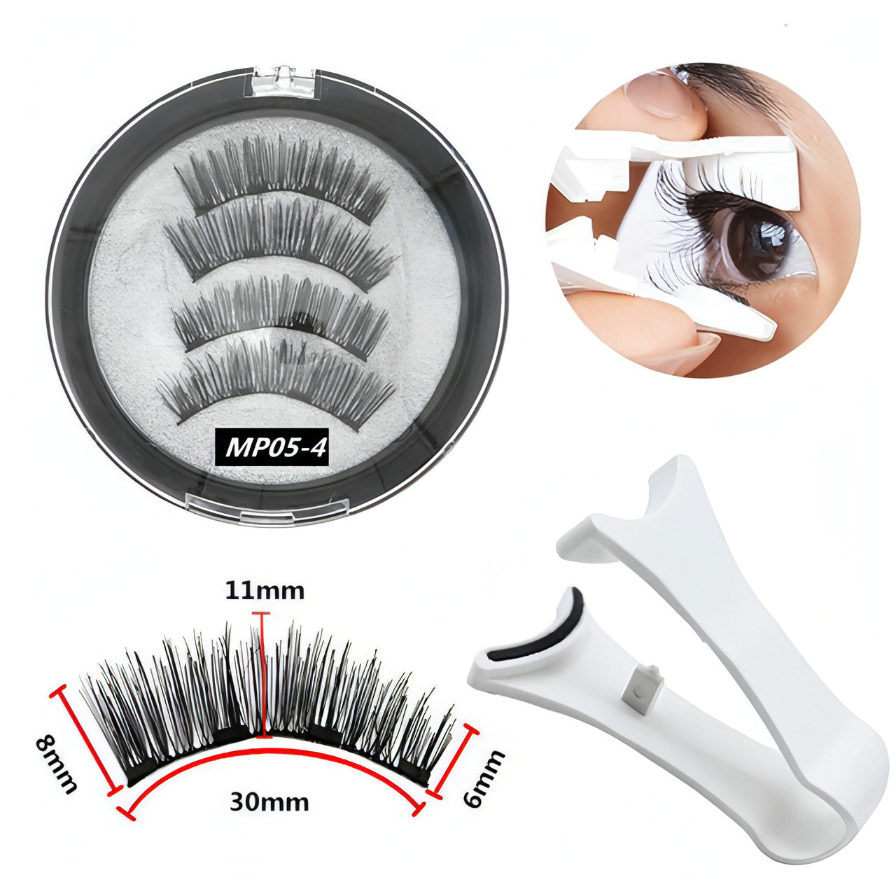 Magnetic Eyelashes - Allure SocietyFalse Eyelashes