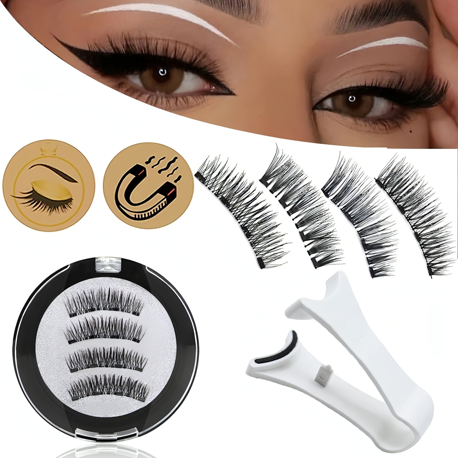 Magnetic Eyelashes - Allure SocietyFalse Eyelashes