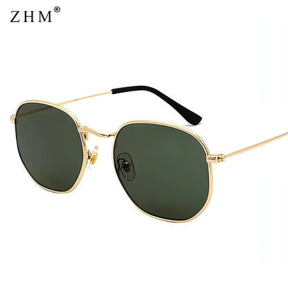 Metal Frame Pilot Sunglasses - Allure SocietyUV Sunglasses