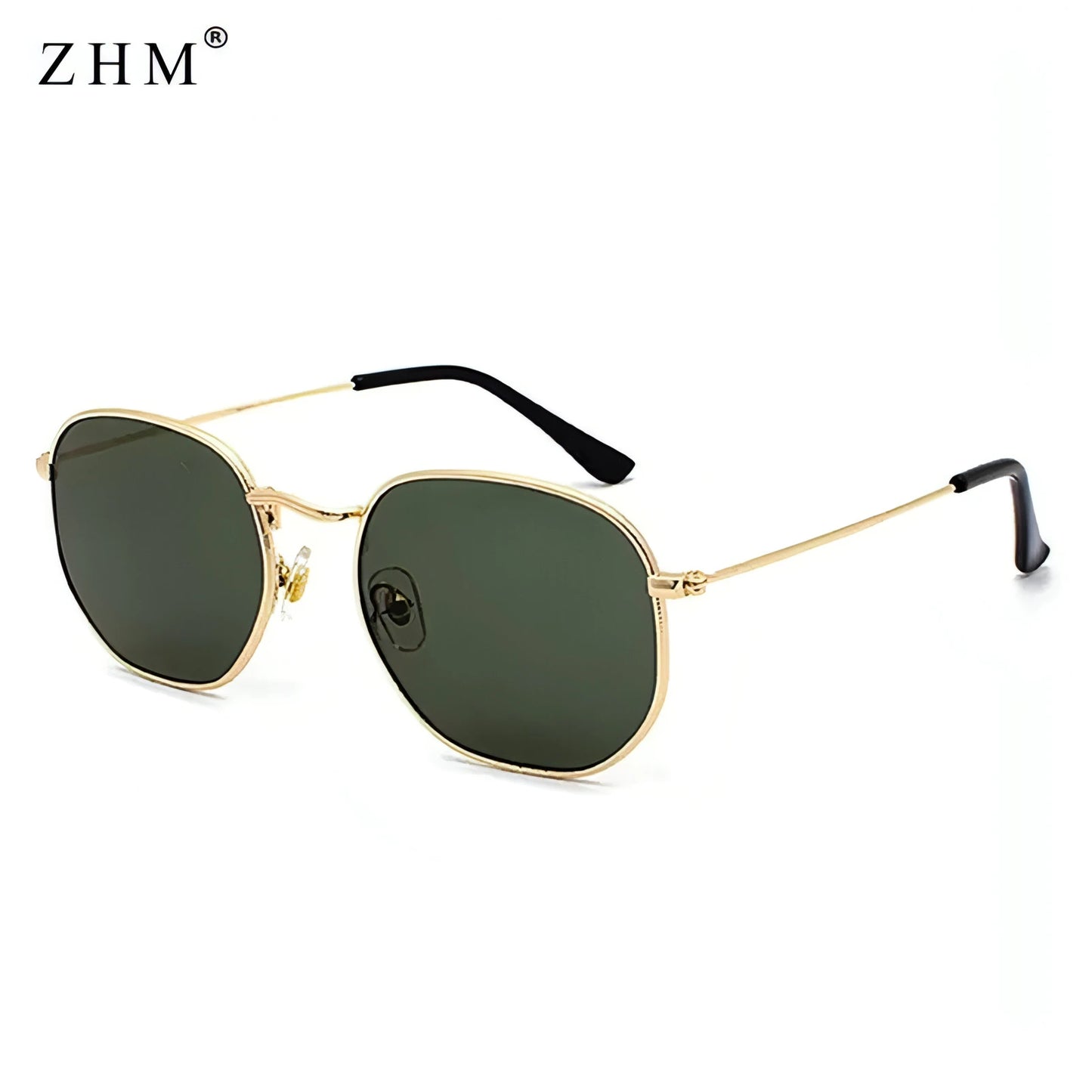 Metal Frame Pilot Sunglasses - Allure SocietyUV Sunglasses