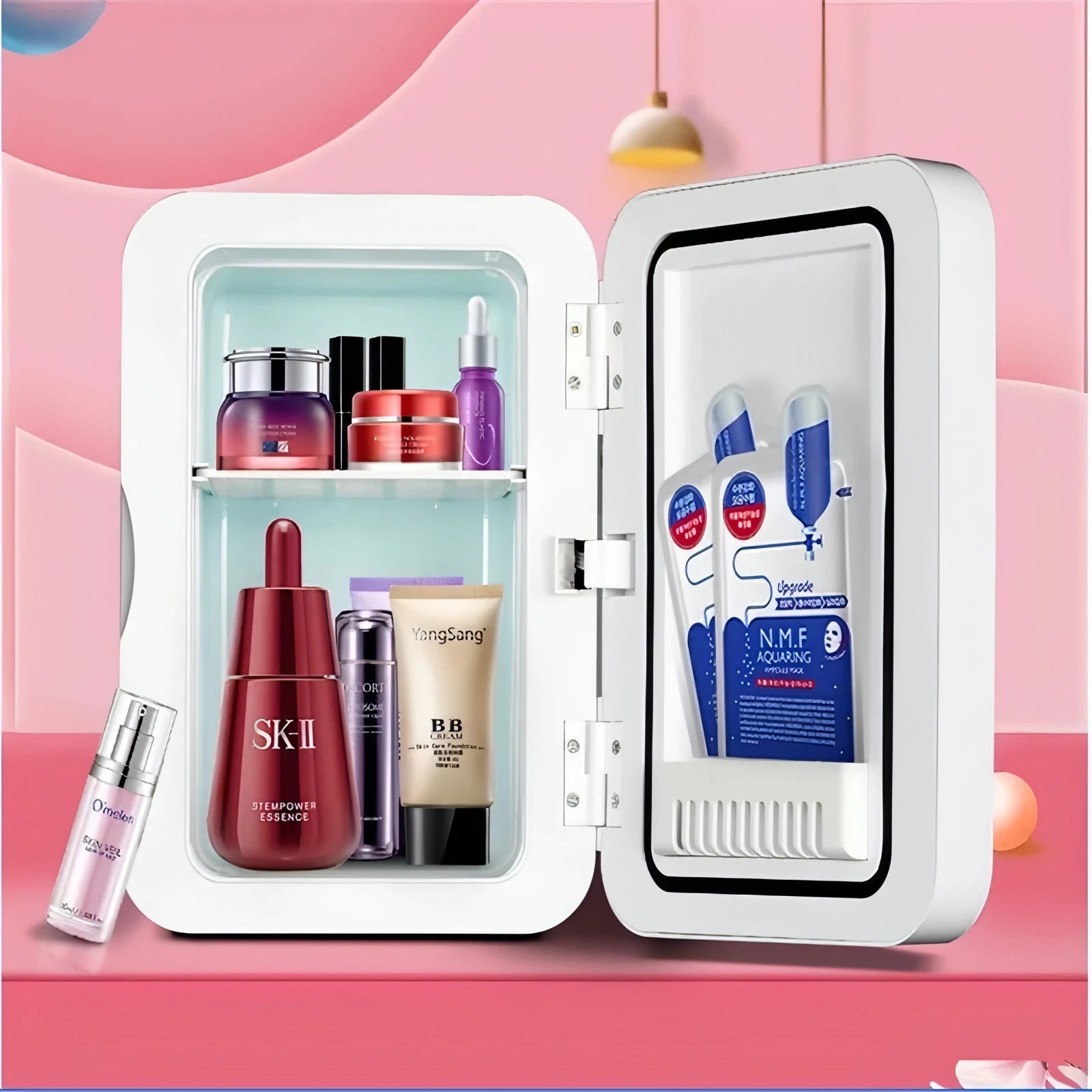 Mini Portable Makeup Refrigerator - Allure SocietyMakeup Storage