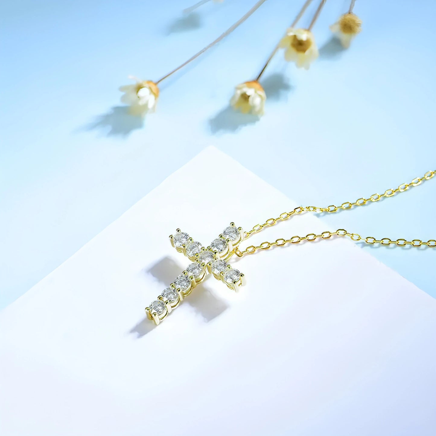 Moissanite Cross Pendants For Women - Allure SocietyNecklaces