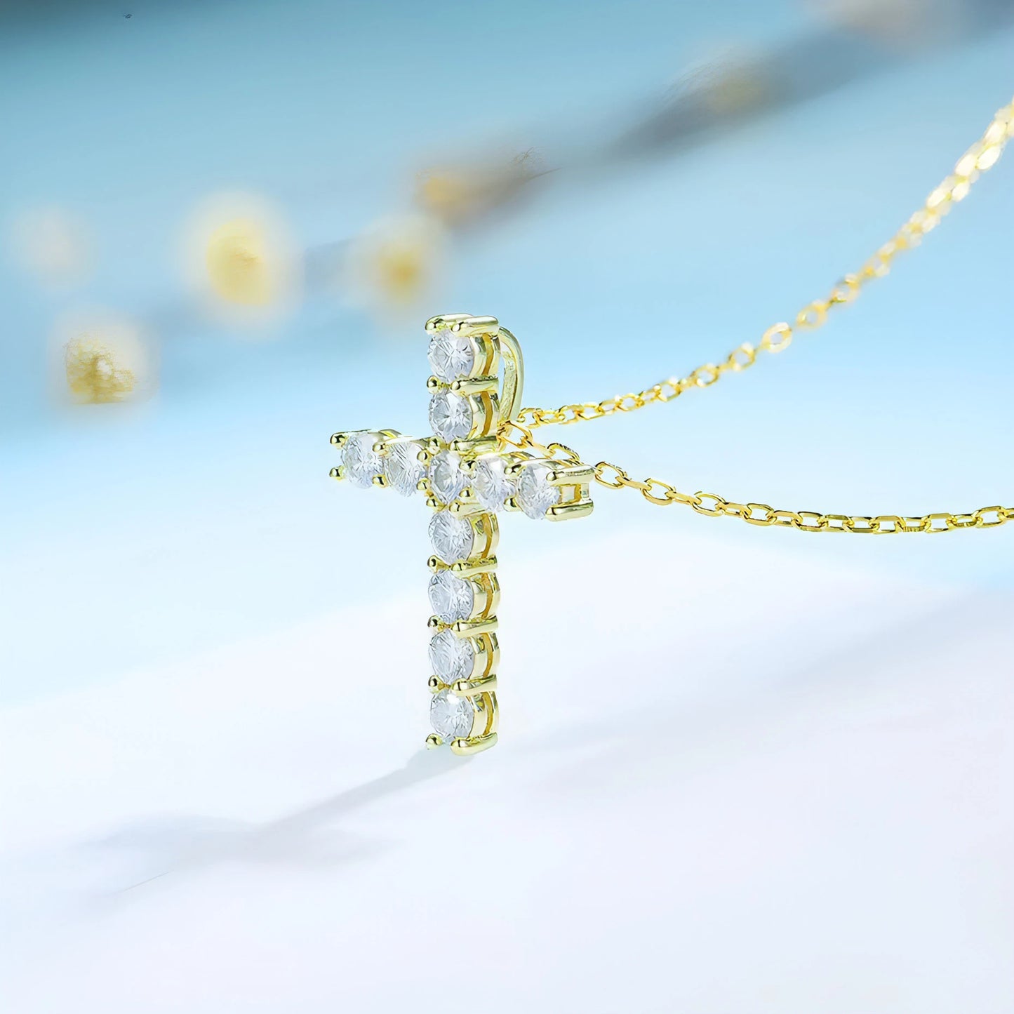 Moissanite Cross Pendants For Women - Allure SocietyNecklaces