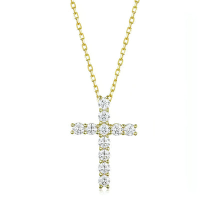 Moissanite Cross Pendants For Women - Allure SocietyNecklaces