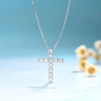 Moissanite Cross Pendants For Women - Allure SocietyNecklaces