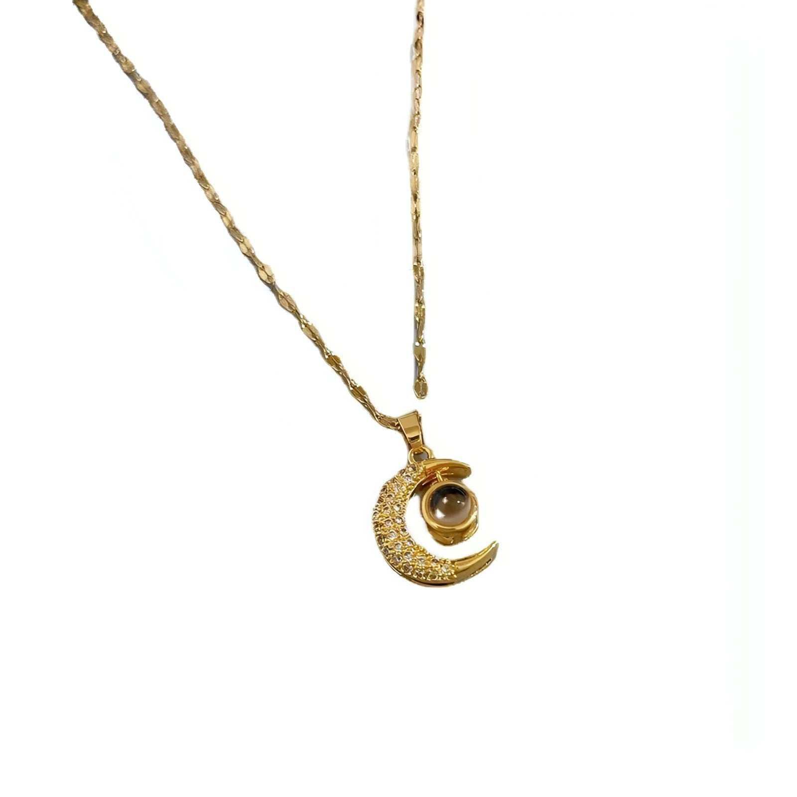 Moon Pendant Necklace - Allure SocietyNecklaces