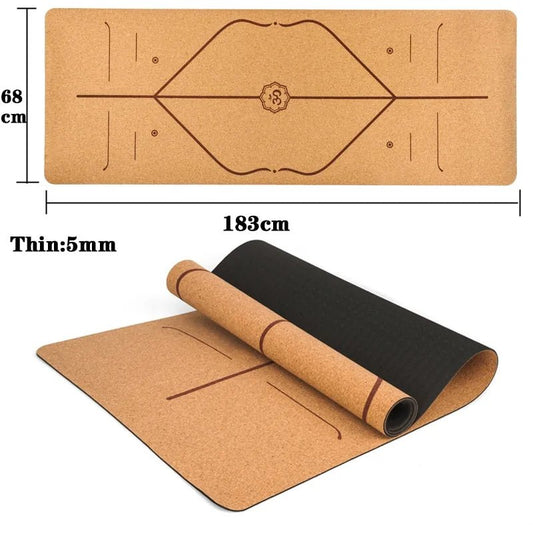 Natural Cork Yoga Mat - Allure SocietyExercise Mat