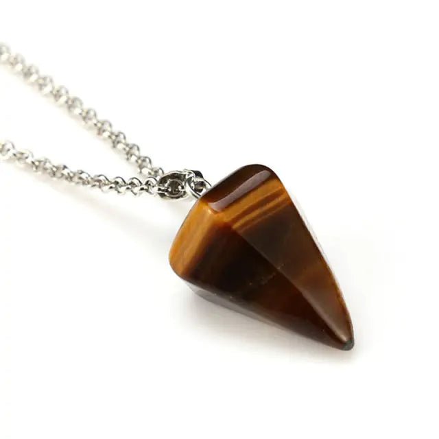 Natural Stone Pendant Necklace - Allure SocietyNecklaces