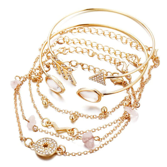 Six - Piece Bracelet Set - Allure SocietyBracelets