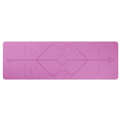 Non Slip Yoga Mat with Position Line - Allure SocietyExercise Mat