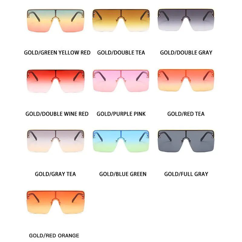 Oversized Gradient Sunglasses - Allure SocietyUV Sunglasses