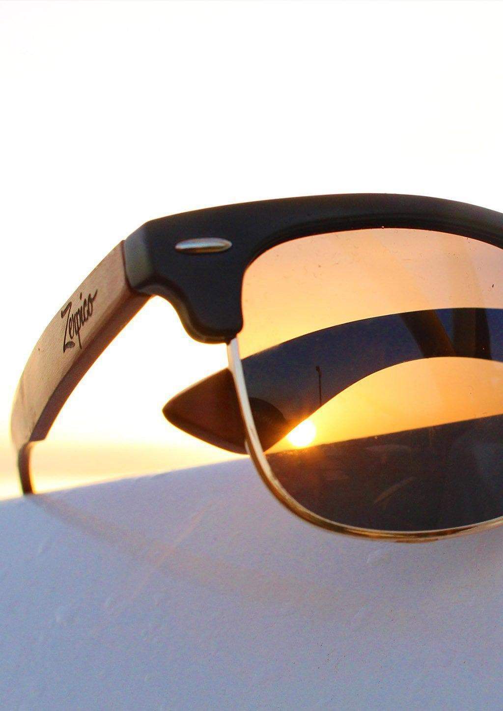 Polarised Eyewood Clubmaster - Adrian - Allure SocietyPolarised Sunglasses